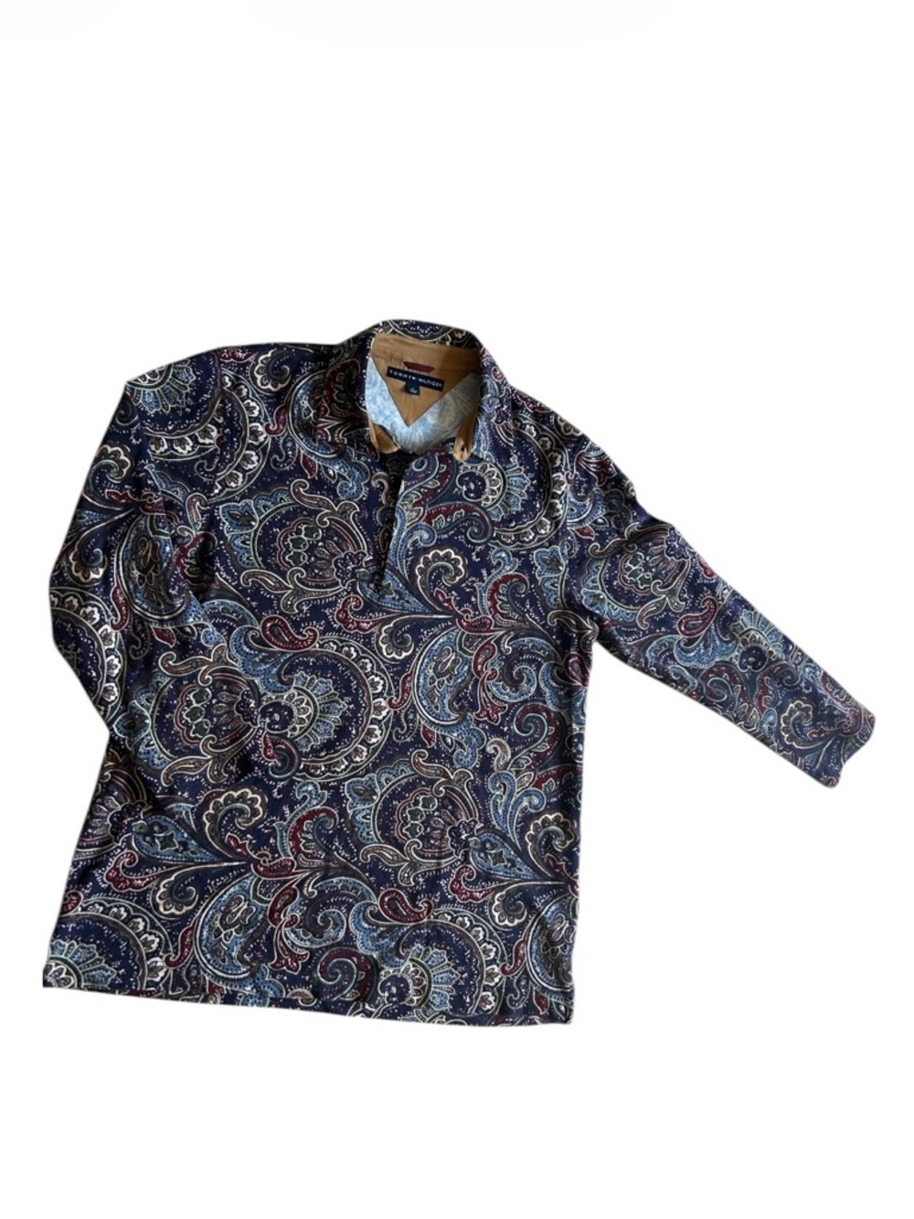 Vtg women’s Tommy Hilfiger paisley blouse size M
